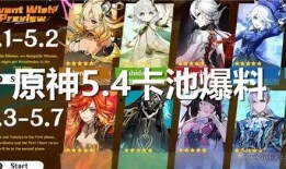 原神4.1卡池最新爆料,新角色与限定武器，惊喜连连！